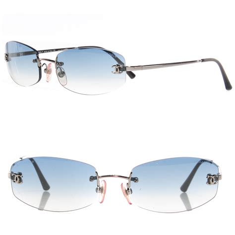 chanel frameless sunglasses|chanel unisex sunglasses.